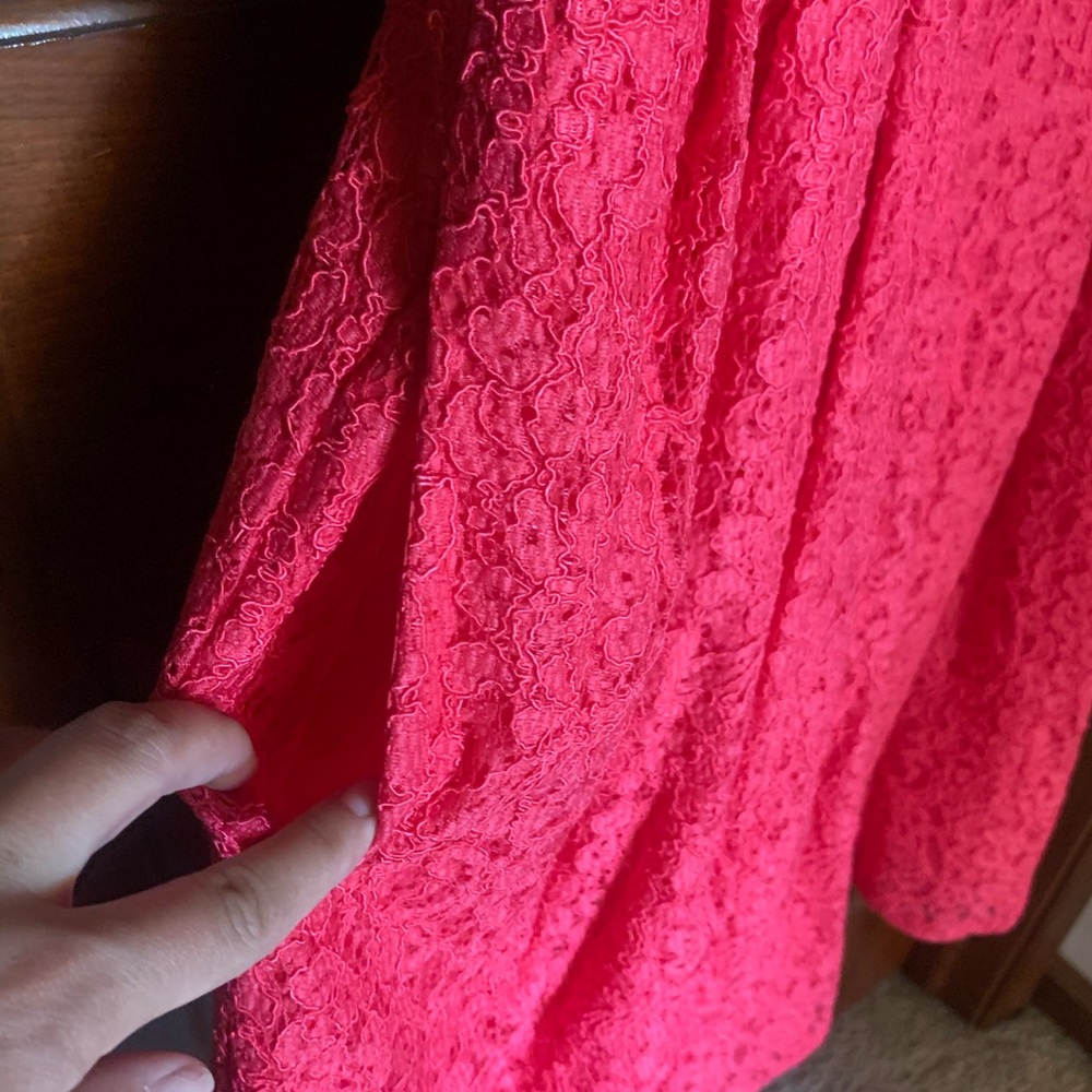 NWOT Adrianna Papell Sleeveless Lace & Faille - Picture 7 of 9